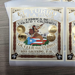Papel de textura personalizado, lámina de oro, <span class=keywords><strong>pegatinas</strong></span> de papel de alta calidad, diseño de gama alta, etiquetas <span class=keywords><strong>caras</strong></span> de alta calidad para cajas de cigarros - Product Image 6