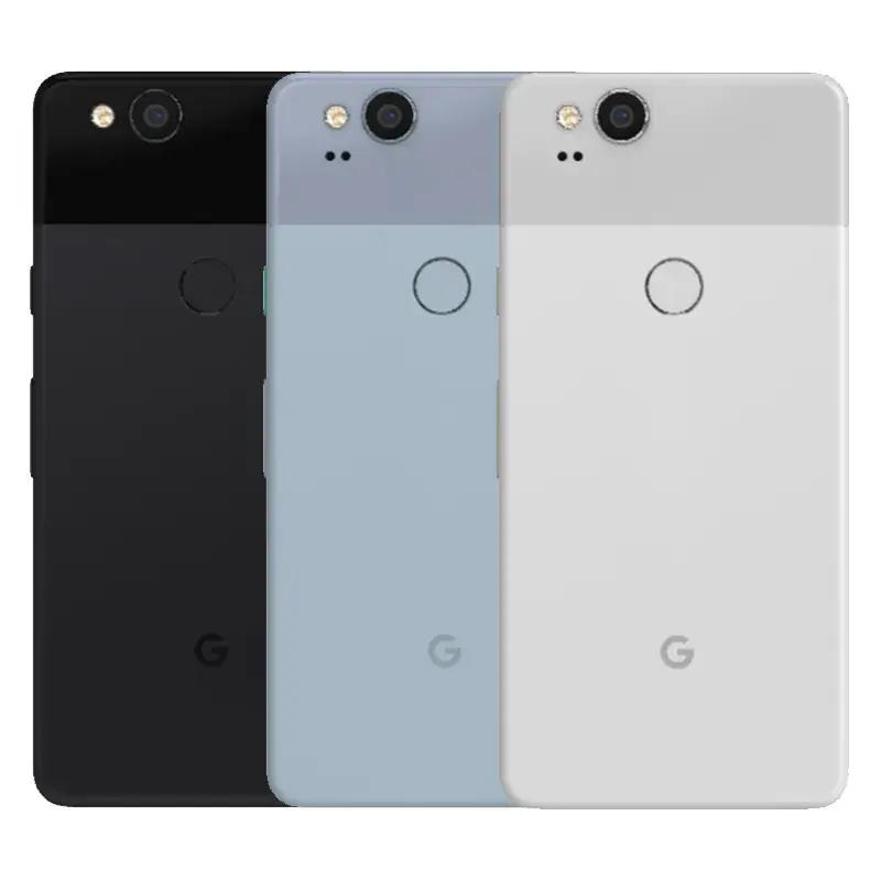 Toptan orijinal google piksel 2 2xl G011A cep telefonu küresel sürüm kilidini kullanılan cep telefonu Android 4G Smartphone
