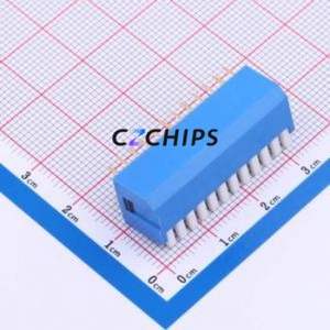 DP-12-B-T DIP Switch Through hole Component (THT) Switch Piano Key Single Pole Single Throw 12 2.54mm - Product Image 2