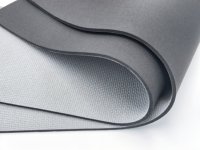Feuilles de caoutchouc néoprène SBR écologiques moulées, tissu composite double face en nylon bicolore, doux, respirant et antidérapant