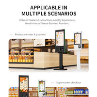 Kiosque à écran tactile de 24, 27 et 32 pouces, borne de commande automatique, terminal de paiement pour restaurant KFC