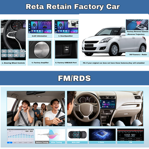วิทยุติดรถยนต์ Android 13 Carplay ขนาด 10 นิ้ว แบบ 2Din สำหรับรถยนต์ Suzuki <span class=keywords><strong>Swift</strong></span> ปี 2005-2010 หน่วยความจำ 2G + 32GB หน้าจอรถยนต์แบบพกพา เครื่องเล่นสเตอริโอ มัลติมีเดีย พร้อมเครื่องเล่น DVD ในรถยนต์ - Product Image 4