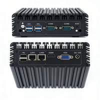 Mini Aio Computer Industrial Embedded Fanless Intel Core I7 Dual Network Dual Serial Port Mini Host Embedded Industrial Computer