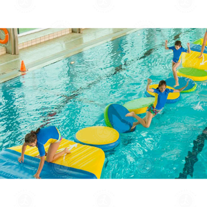 Marchepied flottant modulaire robuste en <span class=keywords><strong>Drop</strong></span> Stitch collé à la main pour les activités aquatiques en resort et les jeux d'eau pour enfants - Product Image 2