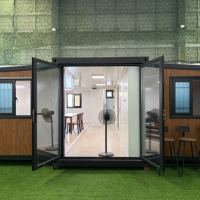 Maison conteneur extensible, maison modulaire préfabriquée, logement portable, directement de l'usine, projets de construction résidentielle abordables