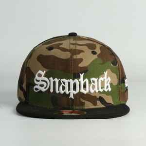 Custom Classic <b>Camo</b> Hip Hop High Quality Flat Bill Snapback <b>Caps</b> 6 Panel Baseball <b>Cap</b> Adjustable Flat Bill 3D Embroidery Patch - Product Image 5