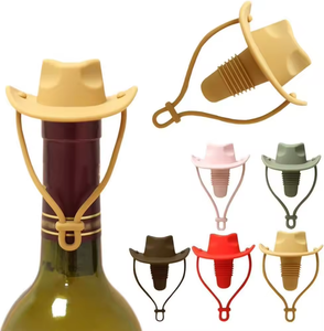 Bouchon <span class=keywords><strong>de</strong></span> <span class=keywords><strong>vin</strong></span> en silicone en forme <span class=keywords><strong>de</strong></span> chapeau <span class=keywords><strong>de</strong></span> cowboy outil <span class=keywords><strong>de</strong></span> cuisine mignon et bouchons <span class=keywords><strong>de</strong></span> bouteille <span class=keywords><strong>de</strong></span> scellant <span class=keywords><strong>de</strong></span> <span class=keywords><strong>vin</strong></span> décoratifs pour les fêtes du <span class=keywords><strong>vin</strong></span> et les cadeaux - Product Image 1