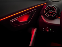 Kit de mise à niveau de bande lumineuse d'ambiance SJC pour Audi Q2L, éclairage LED multicolore pour aérateurs, décoration intérieure, ambiance automobile, produit phare
