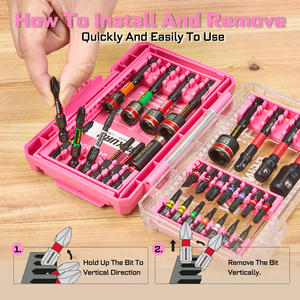 29 Stück DIY Grade Pink Pflaumen blüte Design Phillips Square Schlitz markierung Spritzguss Box Kit Anpassbare OEM & ODM Unterstützung - Product Image 5