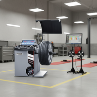 Équilibreuse de roues DAYANG P900S entièrement automatique haute précision 1g, certifiée CE ISO, avec technologie laser pour l'alignement