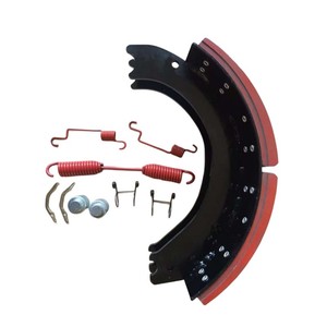 <span class=keywords><strong>RBK</strong></span> type américain plaque d'acier 4707 sabot de frein simple tambour de camion 4707Q 4709 sabot de frein zapata de pastilla - Product Image 1