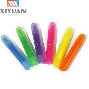 XY Seis Colores Lindo Mini Resaltador Oblicuo Cabeza Oficina Resaltador - Product Image 1