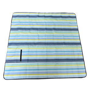 Coperta Picnic Impermeabile 200x200 Cm - Telo Pieghevole Con Maniglia Per Spiaggia, Parco, Campeggio - Verde - Foto 4