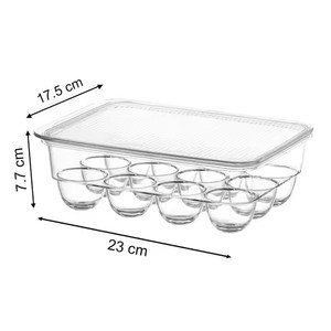 Caja <span class=keywords><strong>de</strong></span> almacenamiento <span class=keywords><strong>de</strong></span> huevos <span class=keywords><strong>de</strong></span> cocina desmontable moldeada por inyección <span class=keywords><strong>de</strong></span> 12 rejillas, tapa <span class=keywords><strong>de</strong></span> PET transparente, Apto para lavavajillas, <span class=keywords><strong>arreglo</strong></span> <span class=keywords><strong>de</strong></span> refrigerador para - Product Image 2