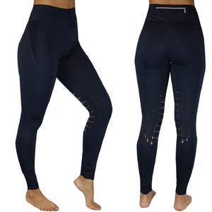 Mallas y pantalones de montar de caballo ecuestre, con bolsillo y silicona - Product Image 2