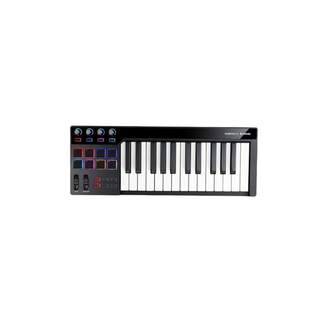 Konix MD02T Key25 Portable Plastic Midi Keyboard Controller for Professional Performance