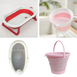 TB31 Ensemble de Douche pour Bébé en Quatre Pièces Comprend une Grande <span class=keywords><strong>Baignoire</strong></span>, une Louche, une Filet, un Seau, Ensemble de <span class=keywords><strong>Baignoire</strong></span> pour Bébé avec Armoire - Product Image 2