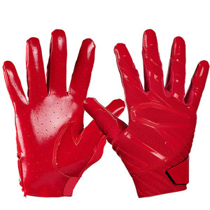 Gants de football américain à prix ajustable, nouvelle conception, couleur unie, gants de football de qualité supérieure - Product Image 6