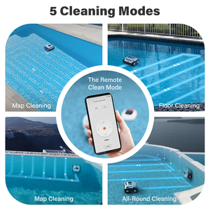 Robot nettoyeur de piscine automatique intelligent avec navigation intelligente et aspiration puissante pour un nettoyage en profondeur - Product Image 6