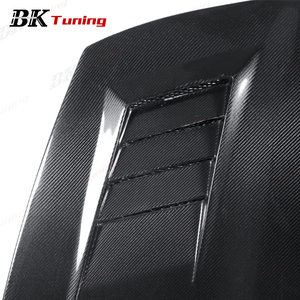 Capot moteur de style JS en fibre de carbone 3K BK Tuning Civic 8e génération Type-R FN2 pour Honda Civic FN2 - Product Image 6