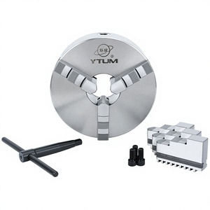 Mandrin de tour auto-centrant Ytum K11 200 mm à trois mors avec mors positifs et négatifs - Product Image 4