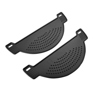 Vegetable Drainer Plastic Filter Baffle For Pots And Pans Multifunctional Drain Strainer With Perforated Design - Product Image 1