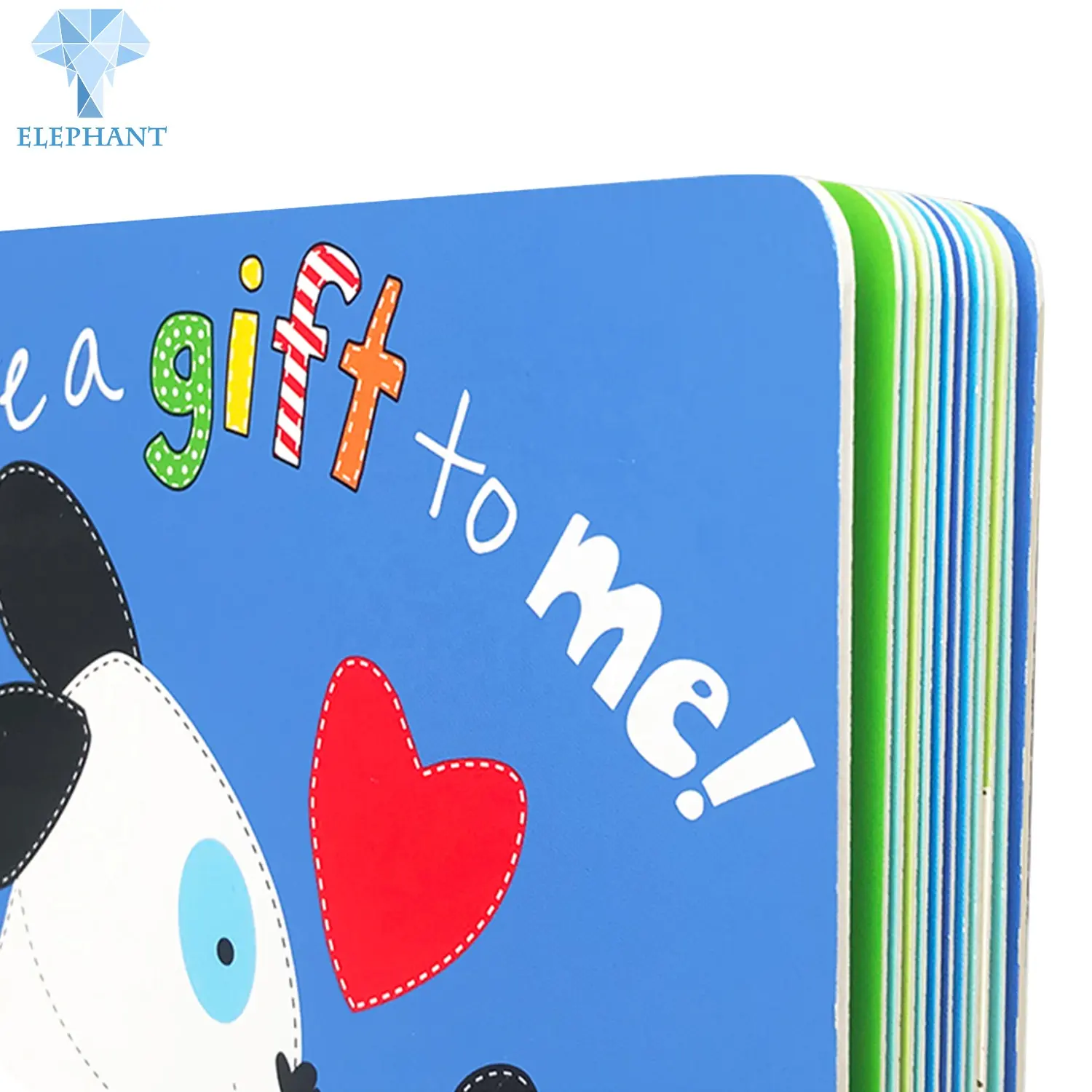 Professional Custom Hot Sale Full Color Printing Fancy Children Baby Hardcover Board Book