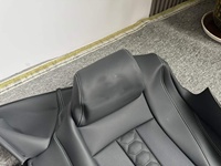 Schwarze Sportwagen-Sitzbezüge, Luxuriöse Leder-Autositzschoner, Universell Passende Auto-Innenausstattung für BMW