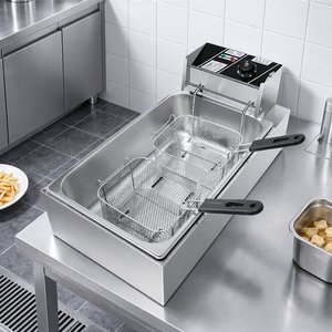 <span class=keywords><strong>Friteuse</strong></span> Électrique Commerciale Professionnelle en Acier Inoxydable <span class=keywords><strong>pour</strong></span> Frites et Poulet Frit – Offre Spéciale - Product Image 5