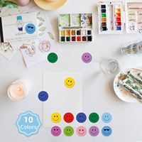 Pegatinas de Caras Sonrientes, Etiquetas de Papel Coloridas, Ecológicas, para Tablas de Comportamiento Escolar, Recompensas para Maestros, Cumpleaños, Navidad, Novedad