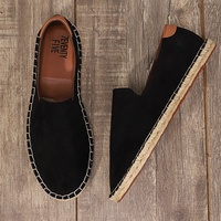 Vente en gros Zapatos Mayorista Espagne Style Stripe Slip on Fashion Homme Unisexe Hommes Femmes Les Sandale Espadrilles