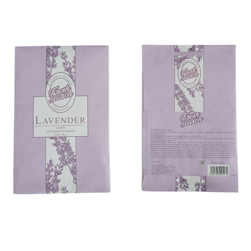 Оптовая продажа по заводской цене, Ароматизированная саше для шкафа с лавандой, свежий и долговечный аромат