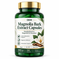 Capsules de Magnolol et Honokiol pour Collections de Bien-être Botanique avec Formule Sans Gluten – Conception Personnalisée, Marque Privée, Fournisseur OEM