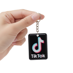 Tiktok Instagram PVCプラスチックキーホルダースマートアクセス制御RFID NFCエポキシタグカード - Product Image 1