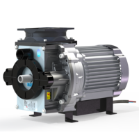 Compresseur d'air à courant alternatif refroidi par air à moteur turbo scroll sans huile 9 Cfm 2 bar pour générateur d'oxygène