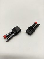 Adaptateur sans fil Amass Black XT60 mâle/femelle vers prise banane 4 mm, boîtier ABS, étanche IP66, 80A