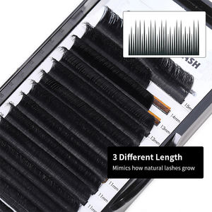 Extensions <span class=keywords><strong>de</strong></span> cils Camellia, longueur mixte 8-15 mm, noir doux, cils individuels pour salon <span class=keywords><strong>de</strong></span> maquillage, vente <span class=keywords><strong>en</strong></span> gros - Product Image 4