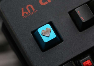 Teclado mecánico anodizado de superficie DIY Heart 1u R4, teclas de aluminio CNC de Metal con perfil de cereza - Product Image 6