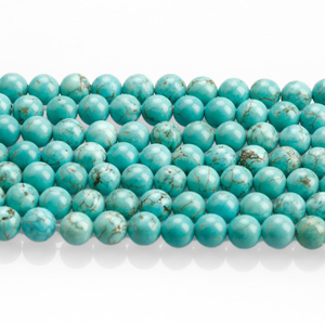 Venta al por mayor, novedad, piedras naturales de alta calidad, cuentas sueltas de <span class=keywords><strong>turquesa</strong></span> <span class=keywords><strong>azul</strong></span>, hebras para la fabricación de joyas (AB1668) - Product Image 1