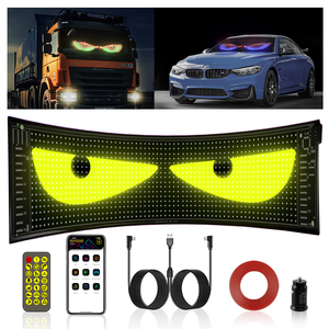 Ma Quỷ mắt Stretch Bar Xe LED hiển thị kỹ thuật số Poster Đăng Board với CMS <span class=keywords><strong>App</strong></span>/Bluetooth điều khiển USB Scrolling IP65 - Product Image 2