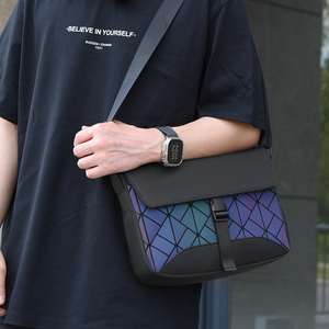 Bolso <span class=keywords><strong>Bandolera</strong></span> de Alta Calidad con Tapa Abatible, Bolso Mensajero de Lujo, Bolso Cruzado para Hombre y <span class=keywords><strong>Mujer</strong></span> con PU Impermeable - Product Image 2