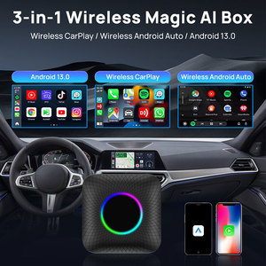 Boîte Carplay sans fil Carlin Tbox Led, boîte Android 13 à source ouverte, chipset QCM6225, 8 Go 128 Go, boîte Carplay Ai, adaptateur Android Carplay - Product Image 4