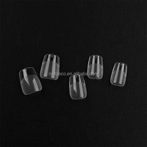NADECO Cuticule ultra mince à couverture complète Tops épais XS Short Coffin Artificial Gel Nail Art Coffin Nail Tips for Manicure 360 Pack - Product Image 6