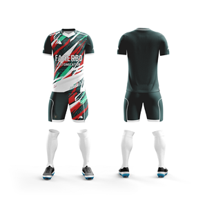 ชุดยูนิฟอร์มฟุตบอลโพลีเอสเตอร์ผู้ชายแบบกำหนดเอง OEM ชุดเสื้อฟุตบอลทีมพร้อมชื่อและโลโก้ที่กำหนดเอง - Product Image 4