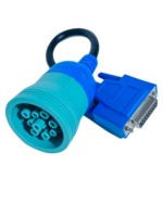 وصلة أسلاك نحاسية مخصصة J1939 Deutsch 9Pin ذكر/أنثى HD26 لشاحنات الديزل، جهاز تشخيص OBD، جهاز تسجيل ELD، أدوات تشخيص السيارات