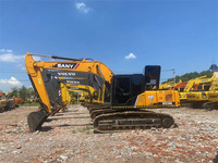 Excavatrice sur chenilles SANY SY215C d'occasion 2023, 21 tonnes, modèle original chinois, également disponible : Sany SY60C, SY135C, pelle hydraulique moyenne d'occasion en stock