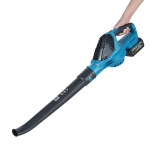 Batería de mano de 21V Powered2 Baterías 100MPH 120CFM Limpiador de hojas eléctrico de alta velocidad Soplador de aire Patio Jardín <span class=keywords><strong>Casa</strong></span> Soplador de hojas - Product Image 2
