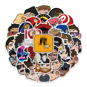 สติกเกอร์ลายกราฟฟิตีเกม <span class=keywords><strong>GTA6</strong></span> แบบใหม่ 60 ชิ้น สำหรับตกแต่งขวด แล็ปท็อป แผ่นสติกเกอร์ตัวละครคลาสสิก - Product Image 2