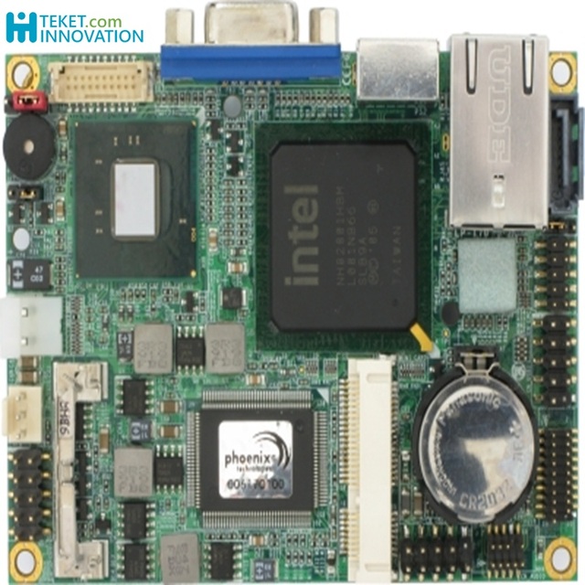 LP-170 Pico-ITX Motherboard Intel Atom N450 D410 D510 D525 DDR2 8GB Onboard LVDS VGA CF Socket PCIE Mini Card for Commell
