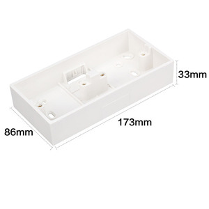 Plastic molding manufacturers non-standard customized injection parts switch socket power switch box front film